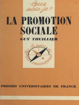 cover image of La promotion sociale
